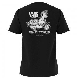Vans Delivery Service T-shirts Herren Schwarz | 52710NJUP